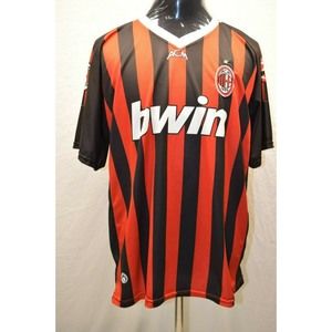 Mens XL AC milan BWIN ACM Soccer Futbol Jersey #11